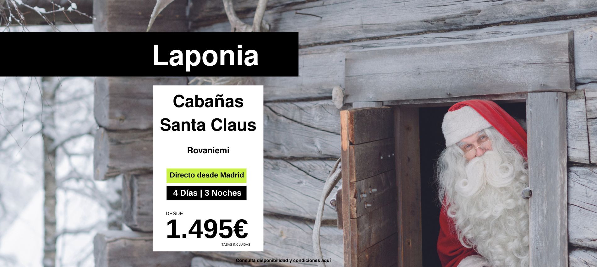 Directo a Laponia - Cabañas