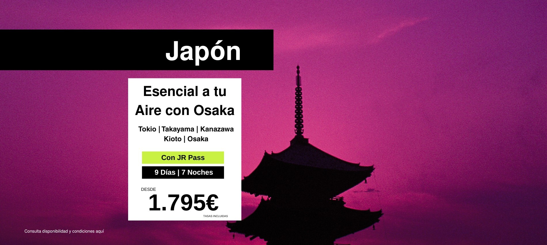 Japón Esencial a tu Aire con Osaka